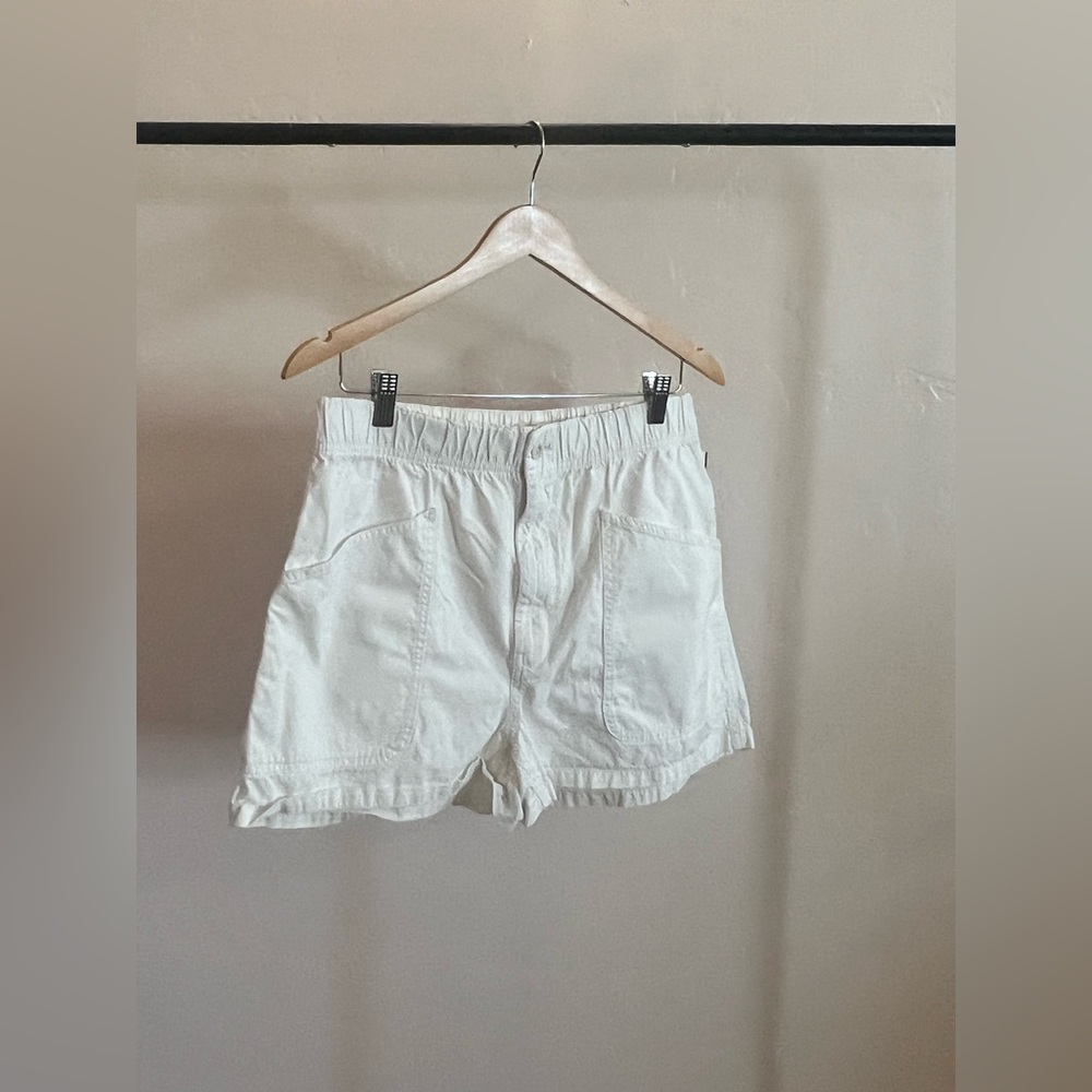 Madewell White Cargo Shorts, Size 30